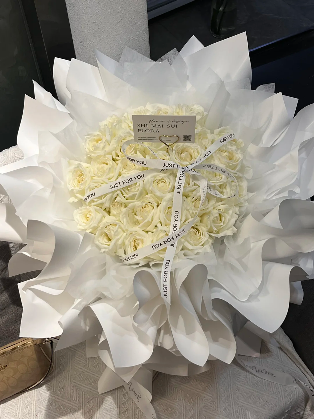 奢华包装玫瑰花束/高品质50朵香皂花——成人礼生日礼物