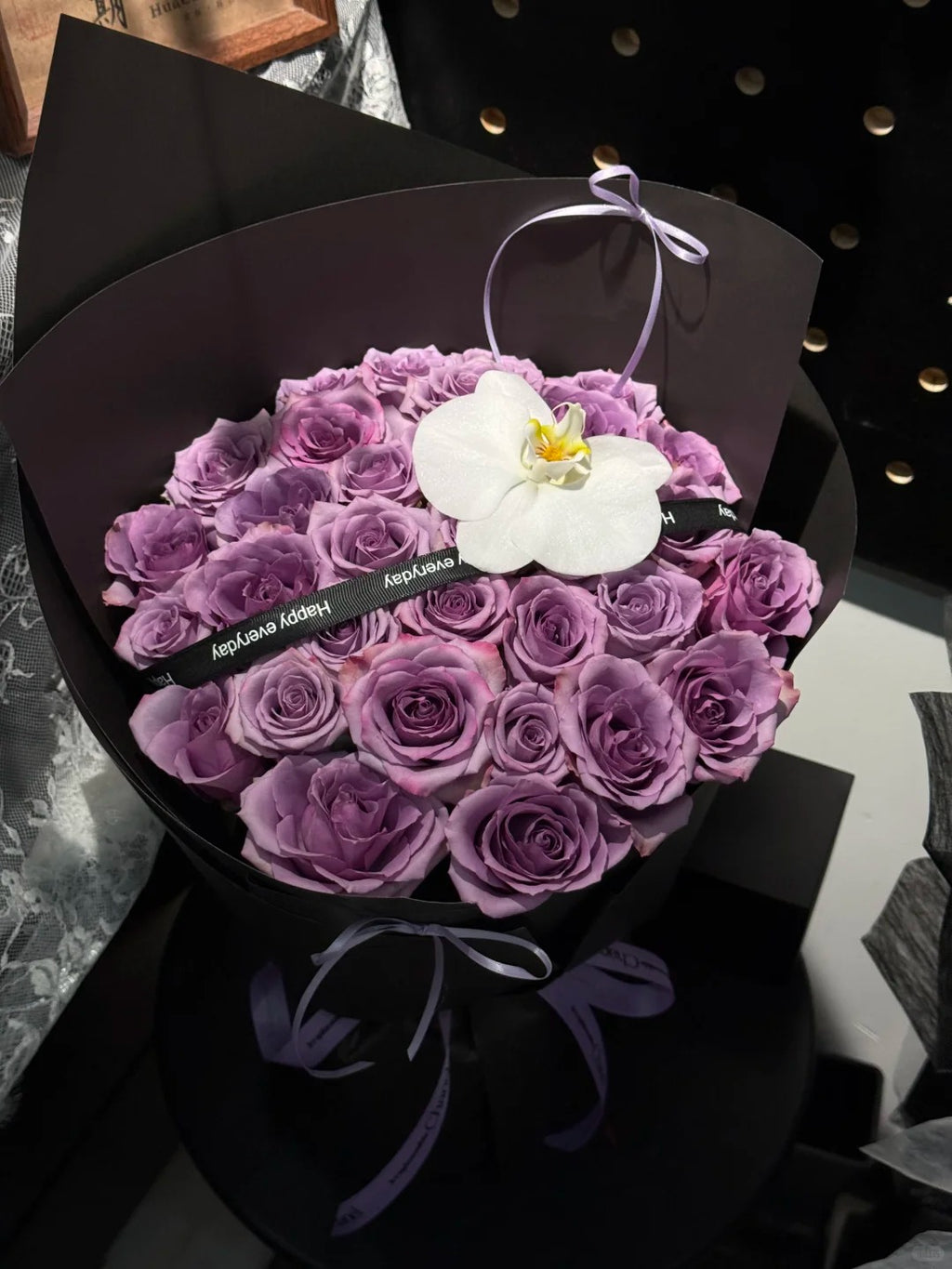 50-rose bouquet, roses for birthday/holiday gifts for girlfriends