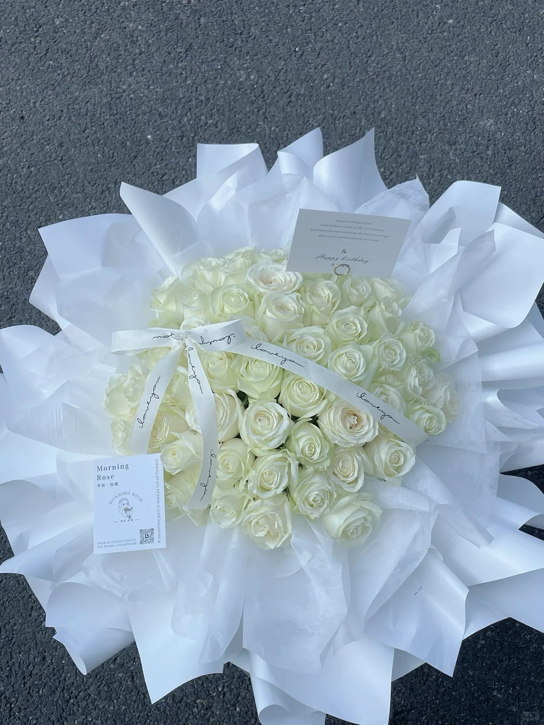 Buket bunga 50 bungkus mawar, mawar untuk hadiah ulang tahun/ hadiah liburan untuk pacar