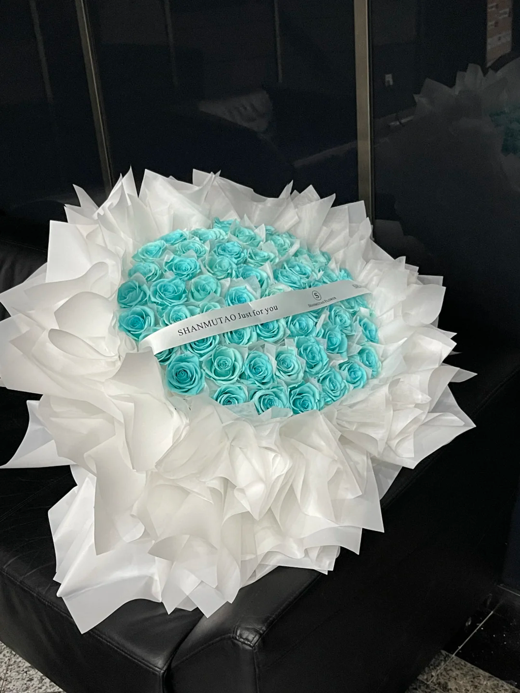 奢华包装玫瑰花束/高品质50朵香皂花——成人礼生日礼物